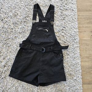 Buffbunny Over It Alls 3.5" Shorts in Black Size Medium